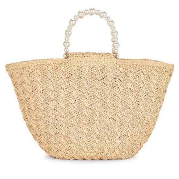 BTB LOS ANGELES Uma Pearl Light Green Tote Bag NEW WITH TAG - Picture 1 of 12